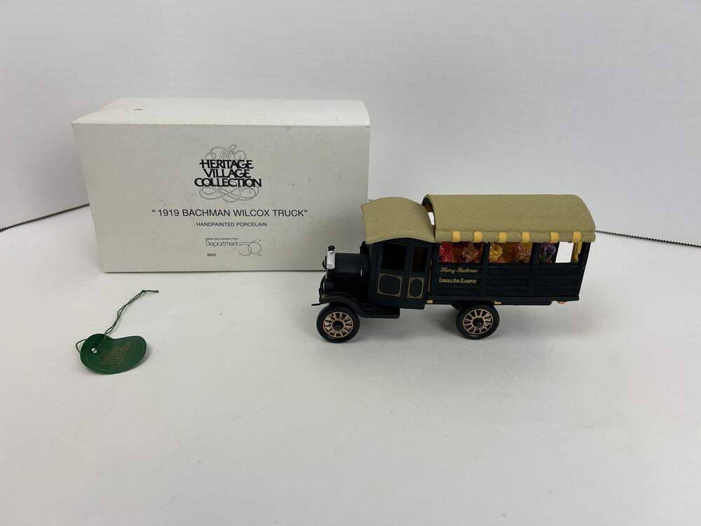 Department 56 Heritage Village 1919 Bachman Wilcox Truck with Box